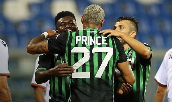 Alfred Duncan scores twice as Kevin Prince Boateng provides an assist in Sassuolo's defeat