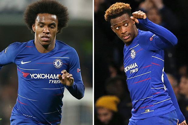 Chelsea star Willian offers to become Callum Hudson-Odoi’s agent