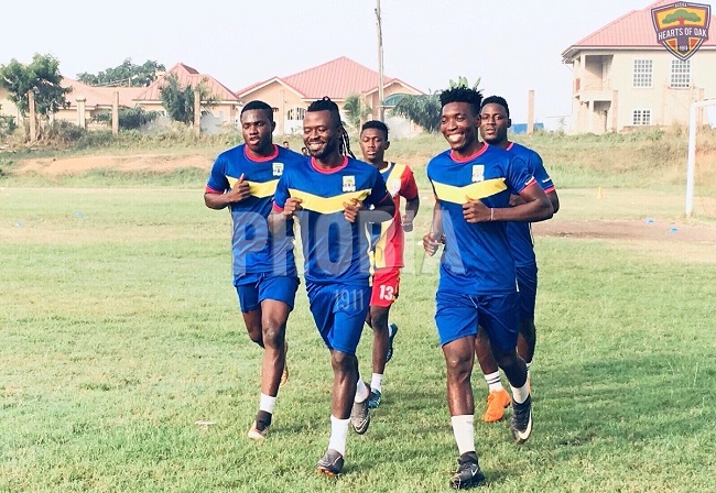 Hearts of Oak playing-body resume training