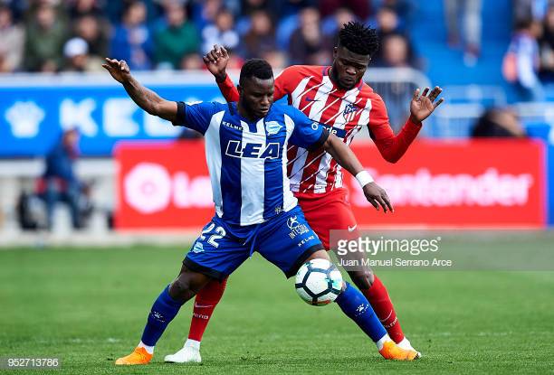 Thomas Partey helps Atletico Madrid thrash Wakaso's Alaves