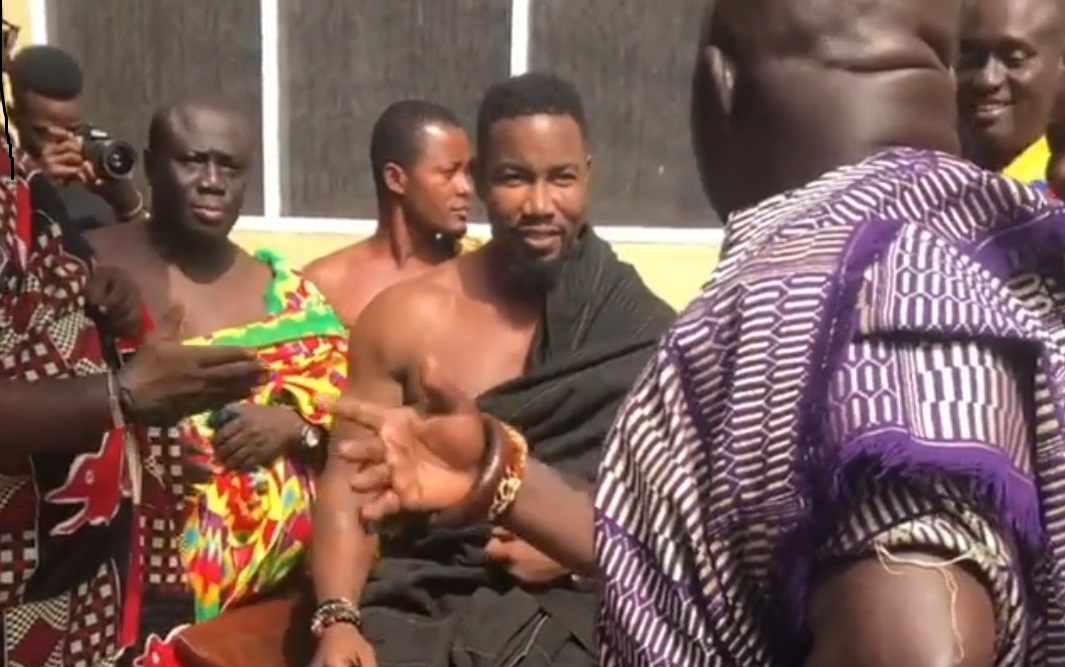 Hollywood actor Michael Jai White enstooled as Chief in Akwamu