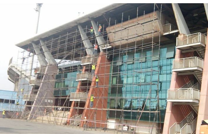 Renovation works are currently on going at the Accra Sports Stadium