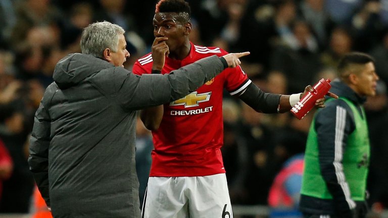 Mourinho dropped Pogba for the win over Huddersfield, but insists reports his relationship with the Frenchman has broken down are 'lies' 