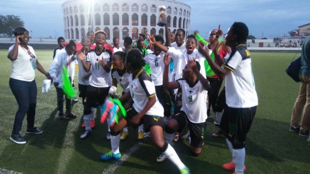 The Black Queens of Ghana are champions of the maiden WAFU Zone B Cup of Nations tournament