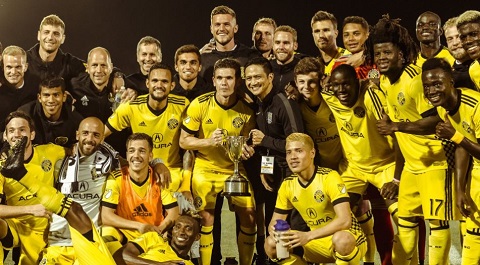 The Ghanaian quartet were in action as Columbus Crew won the Carolina Challenge Cup