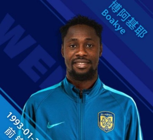 Boakye Yiadom has joined Chinese club Jiangsu Suning