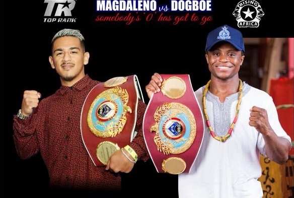 Magdaleno will face Dogbe on 14th April