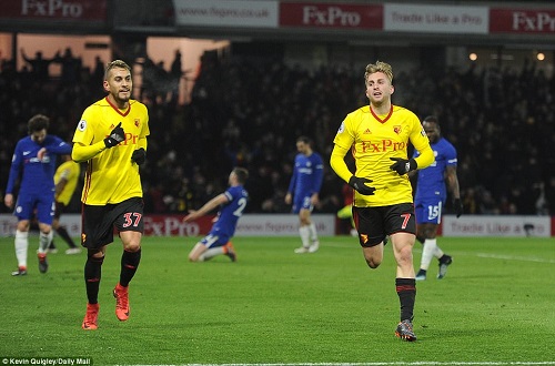 Watford beat Chelsea 4-1