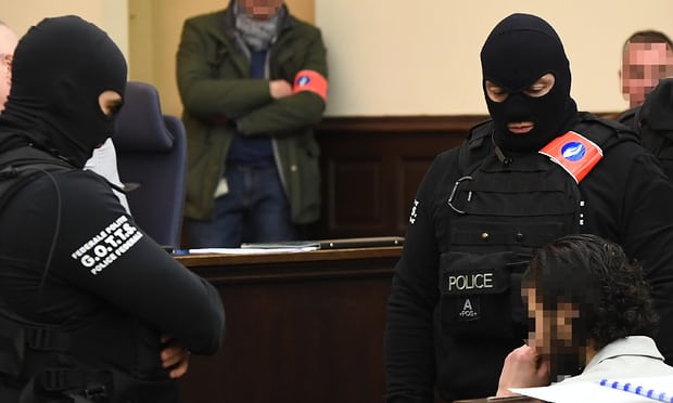 French national says ‘my silence is my defence’ as four-day trial gets under way in Belgium