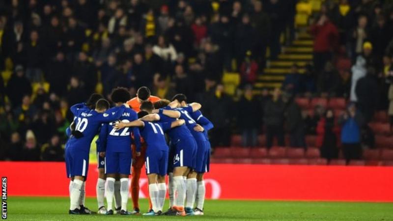 Chelsea conceded three late goals in a defeat by Watford on Monday
