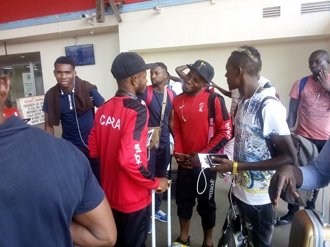CARA have arrived in Ghana for the game against Kotoko