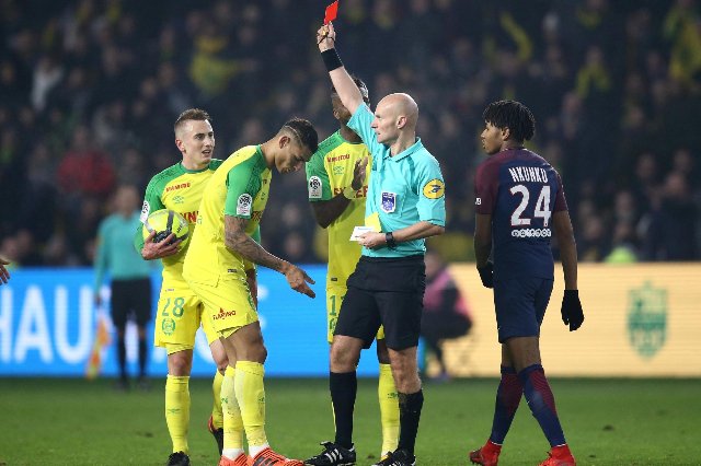 French referee Tony Chapron