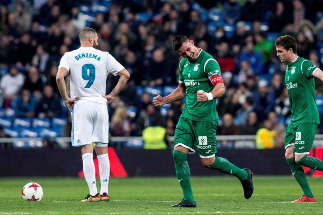 Real Madrid knocked out by Leganes