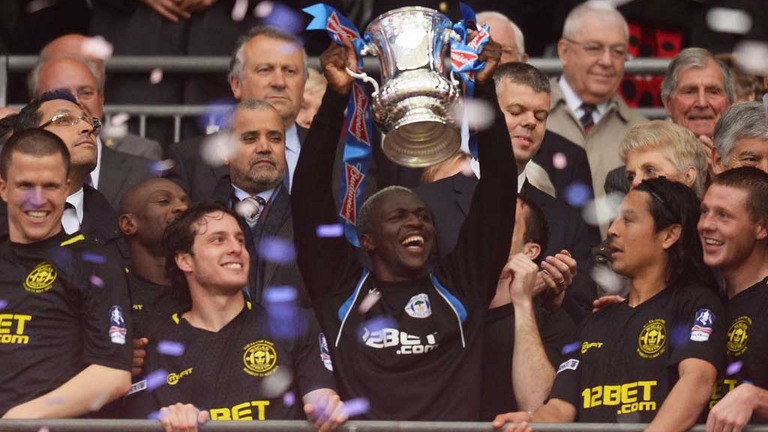 Wigan beat Manchester City in the 2013 FA Cup final 