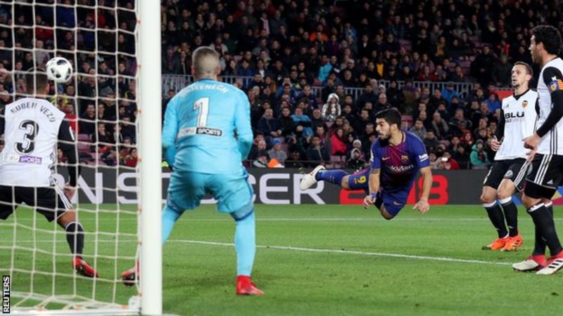 Luis Suarez headed the only goal of the game on 67 minutes