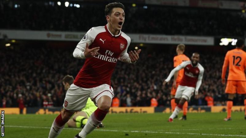 Mesut Ozil has made 182 appearances for Arsenal