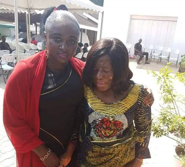 Dr. Hannah Bissiw, [Left], former Deputy Minister for Works and Housing, Ama Benyiwa-Doe [Right] 