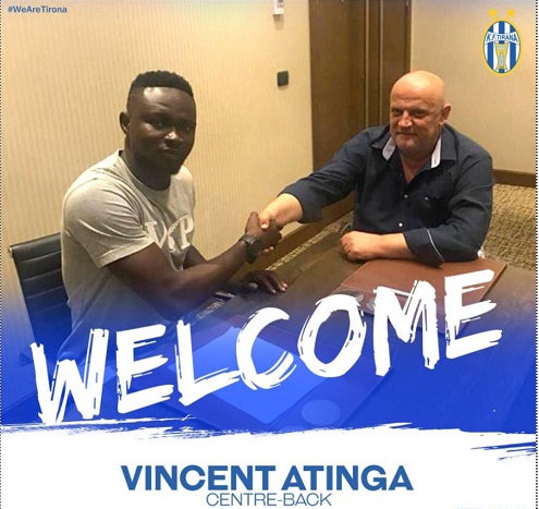Vincent Atingah joins KF Tirana