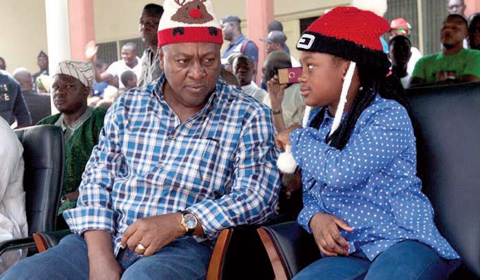 How ex President Mahama celebrates his daughter's 11th brithday 