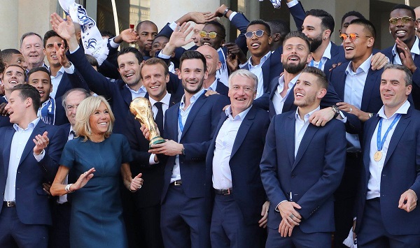 How Team France were welcomed home 