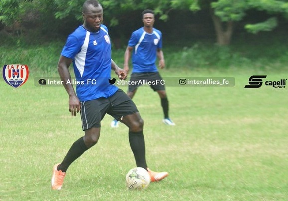 Inter Allies player Prince Appiah passes on
