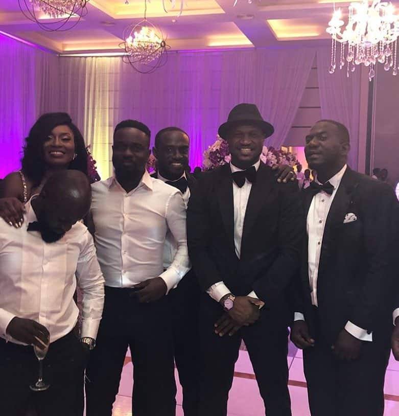 All stars storm Sarkodie and Tracy's white wedding 