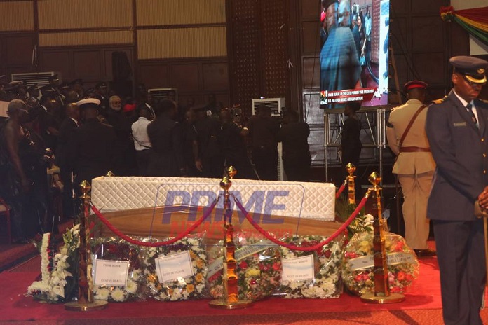 Amissah Arthur's funeral: President Akufo-Addo arrives to pay last respects