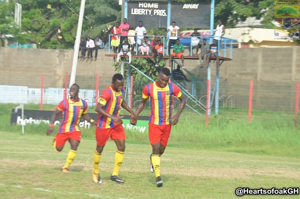 Hearts beat Liberty Professional 2-0 in second friendly game