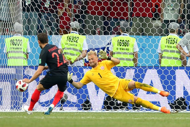 Croatia beat Denmark on penalties