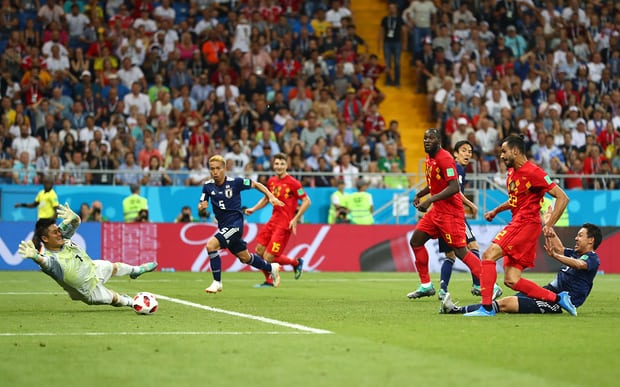 Belgium beat Japan 3-2 in Russia 2018