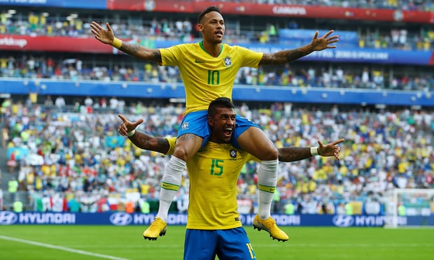 Brazil beat Mexico 2-0 in Russia 2018