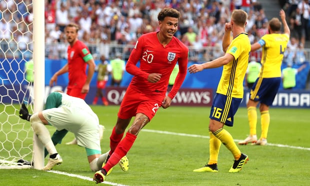 England beat Sweden 2-0 in Russia 2018