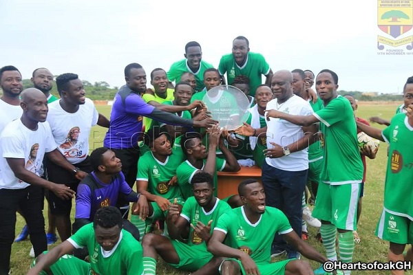 Elmina Sharks beat Hearts in Bakatue Cup finals