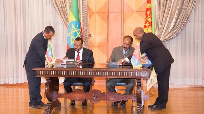 Ethiopia and Eritrea declare end of war