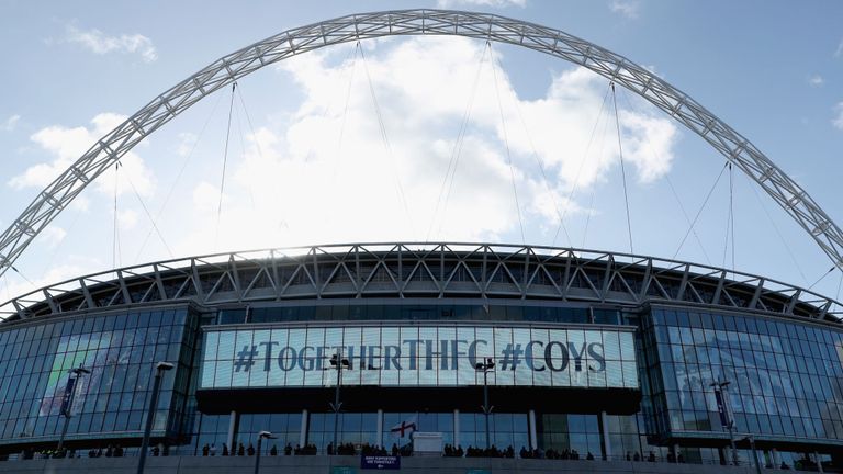 Tottenham have requested to play their first home game at Wembley next season 