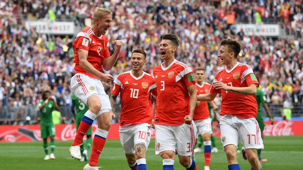 Russia beat Saudi Arabia 5-0 in World Cup 2018