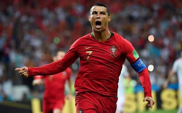 Ronaldo scored a hat trick as Portugal draw 3-3 with Spain in Russia 2018