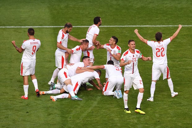 Serbia beat Costa Rica 1-0 in Russia 2018