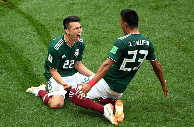 Mexico beat Germany 1-0 in Russia 2014