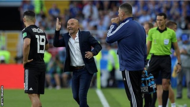 Jorge Sampaoli has been in charge of Argentina since June 2017