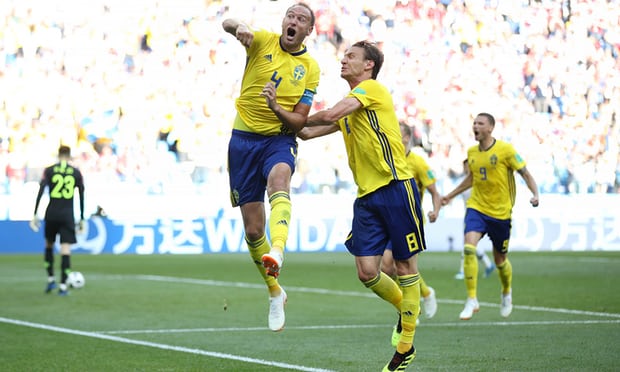 Sweden beat South Korea 1-0 in Russia 2018