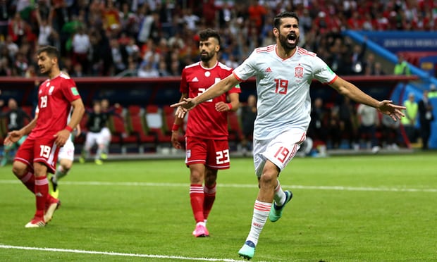 Spain beat Iran 1-0 in Russia 2018