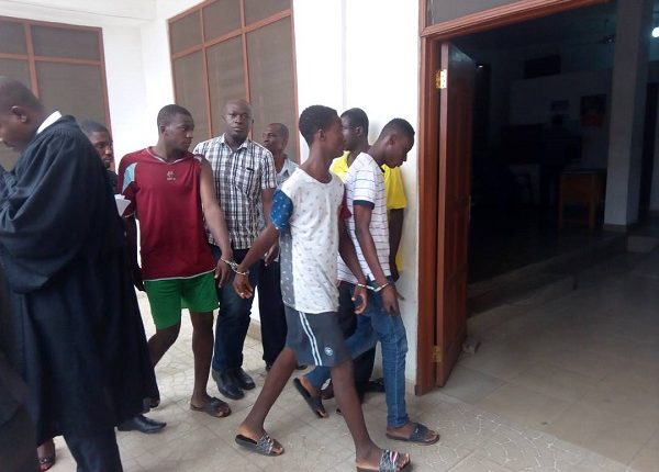 Bantama gang rape suspects jailed 36 months