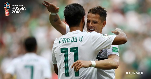 Mexico beat South Korea 2-1 in Russia 2018