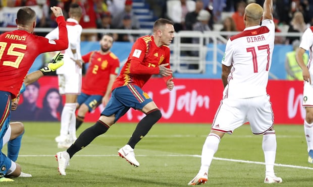 Spain draw 2-2 with Morocco