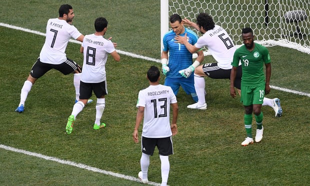 Egypt beat Saudi Arabia 2-1 in Russia 2018