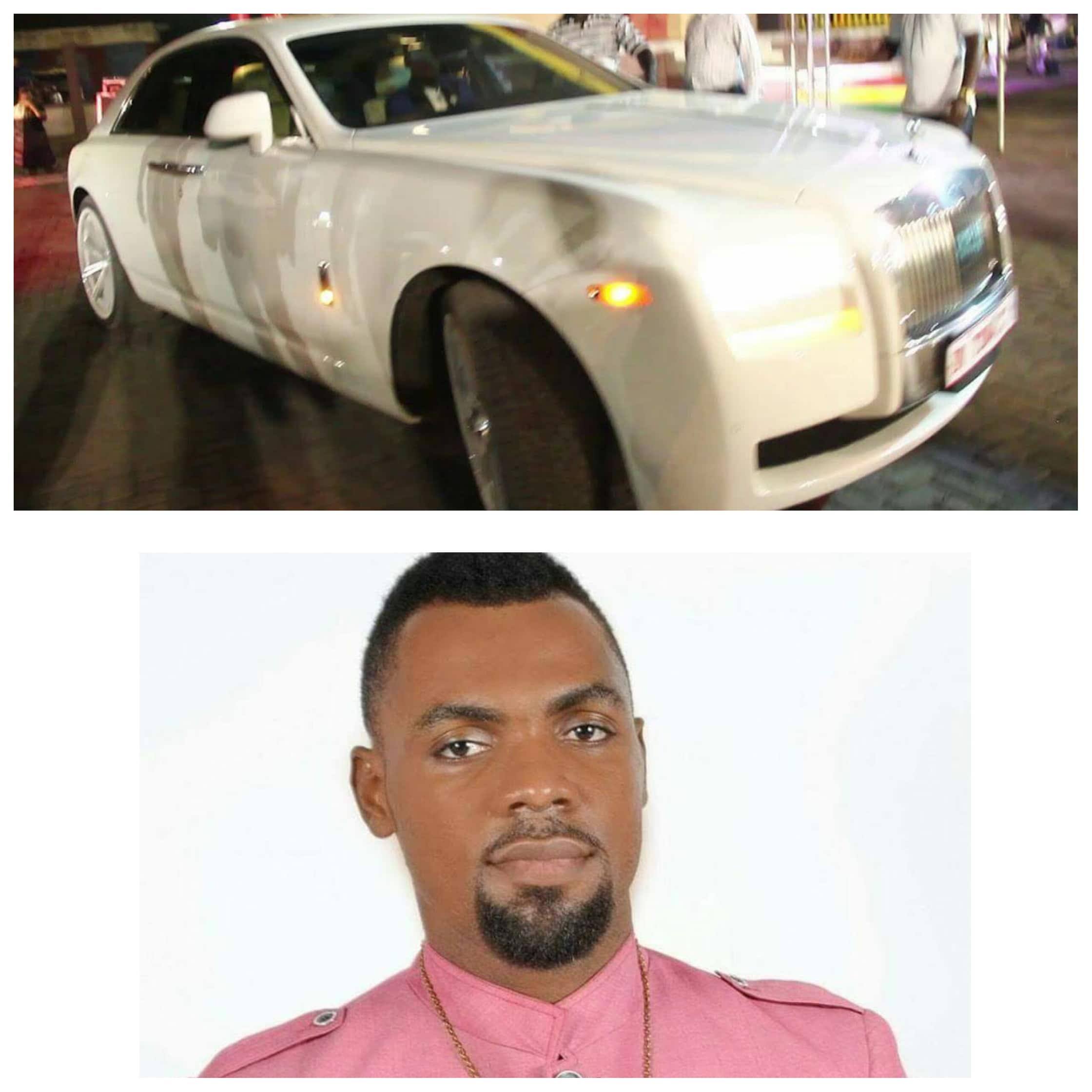 Rev Obofour show off his new rolls-royce ghost 