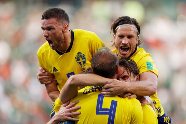 Sweden thump Mexico 3-0 at the World cup Russia 2018