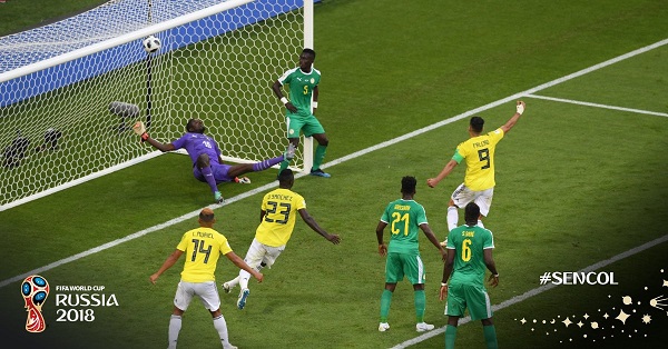 Colombia beat Senegal 1-0 to knock out the Africans from Russia 2018