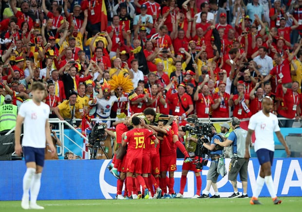 Belguim beat England 1-0 at Russia 2018 